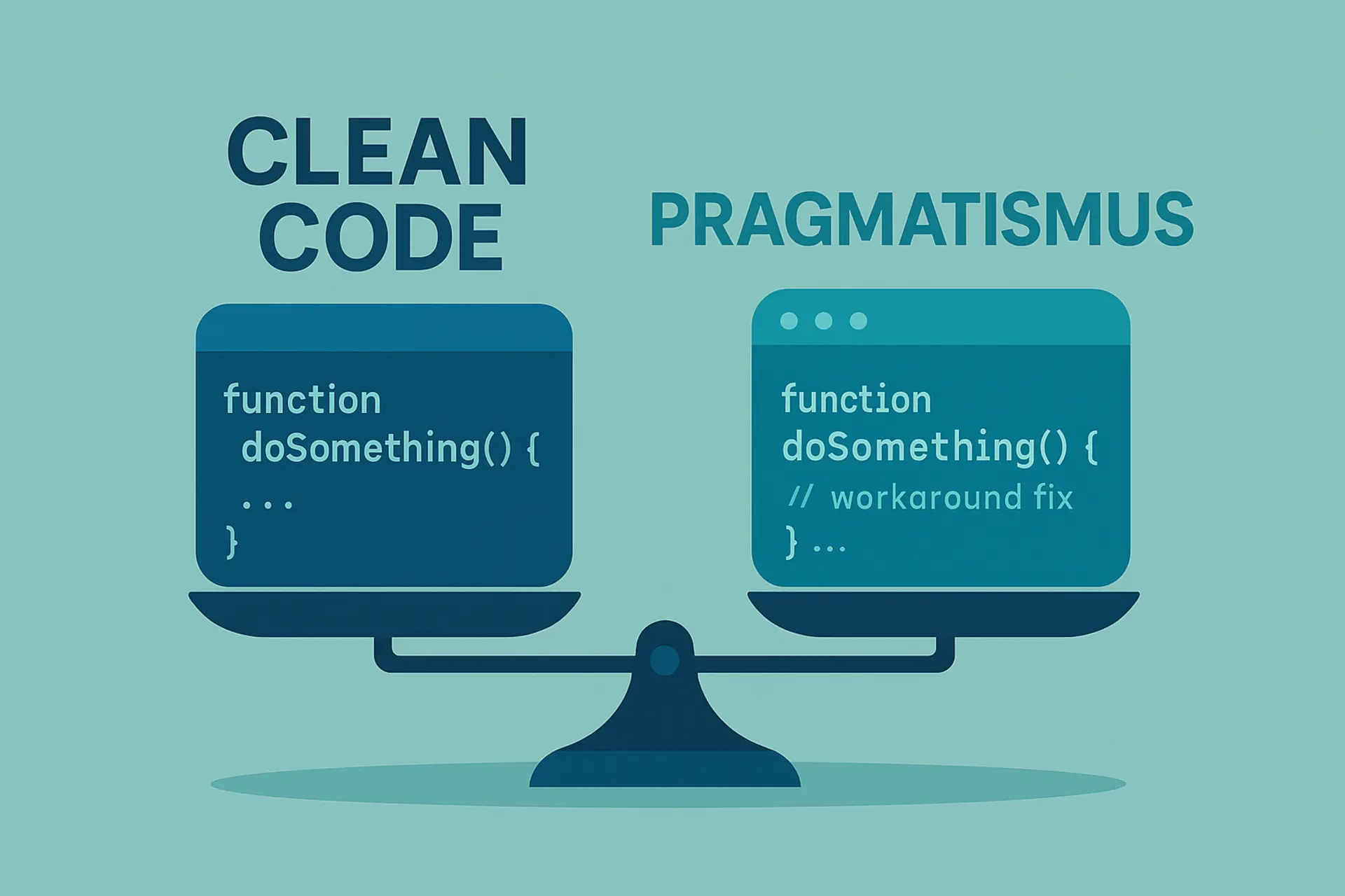Vergleich von Clean Code und pragmatischer Entwicklung: Wann ist was sinnvoll?